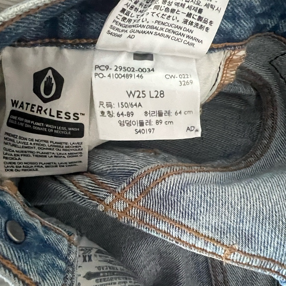 Levi's Premium Skinny Light Blue Denim - Picture 6 of 6